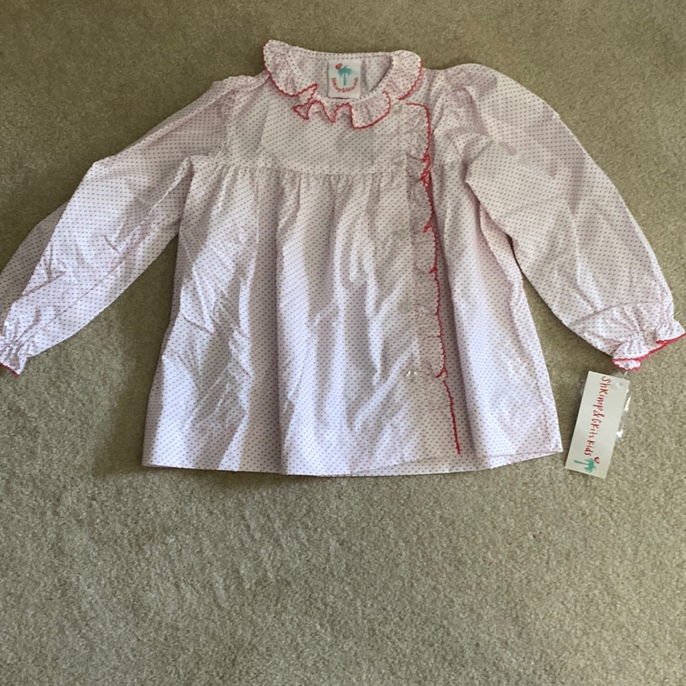Shrimp and grits blouse. size 8